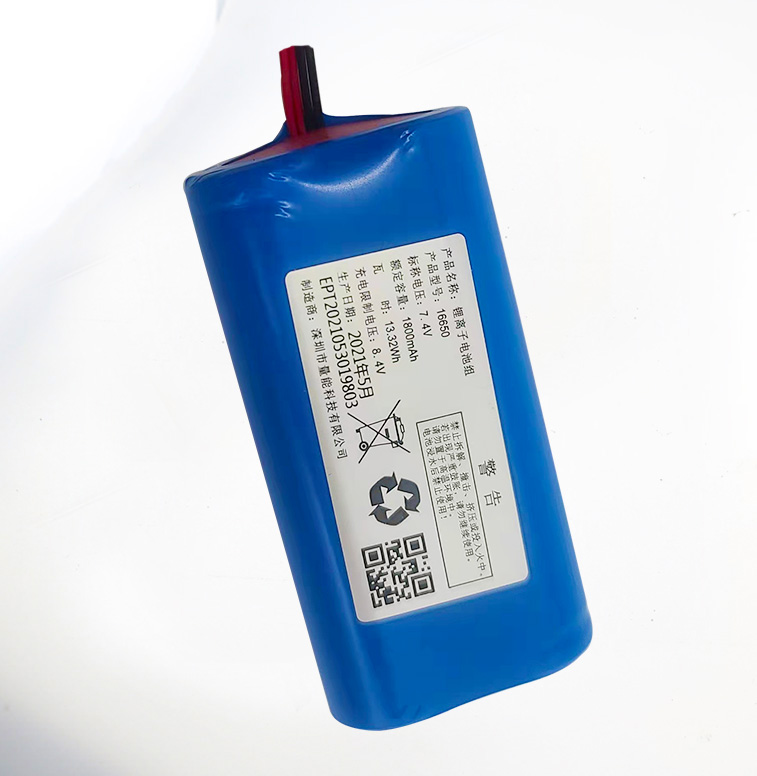 7.4V 1800mAh 16650筋膜槍鋰離子電池 7.4V 1800mAh 16650筋膜槍鋰離子電池